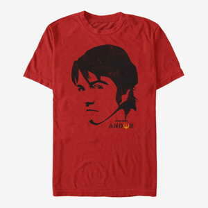 Queens Star Wars: Andor - Andor Big Face Men's T-Shirt Red