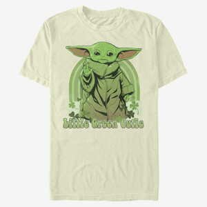 Queens Star Wars: Mandalorian - little green guy Men's T-Shirt Natural