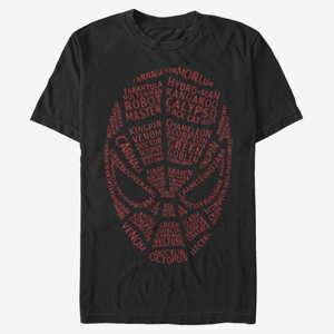 Queens Marvel Avengers Classic - Spidey Words Men's T-Shirt Black