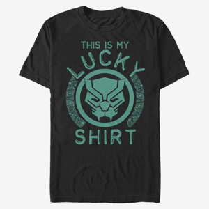 Queens Marvel Classic - Lucky Panther Men's T-Shirt Black