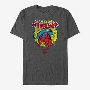 Queens Marvel Spider-Man Classic - Urban Hero Men's T-Shirt Dark Heather Grey