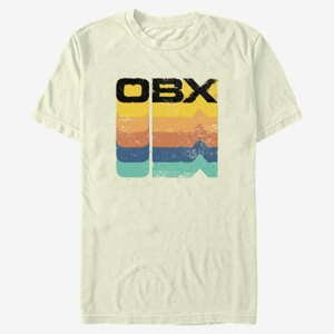 Queens Netflix Outer Banks - OBX Rainbow Stack Men's T-Shirt Natural