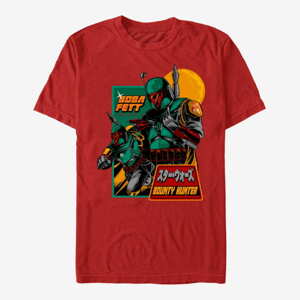 Queens Star Wars: Classic - Mandalorian Soldier Men's T-Shirt Red