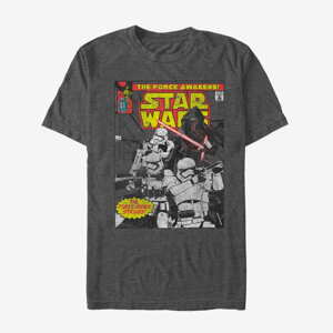 Queens Star Wars: Episode 7 - First Issue Men's T-Shirt Dark Heather Grey