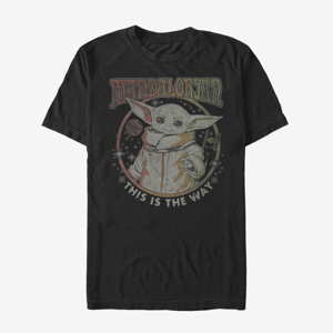 Queens Star Wars: Mandalorian - Mandalorian Bloom Men's T-Shirt Black