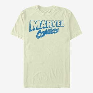 Queens Marvel - RETRO LOGO Men's T-Shirt Natural
