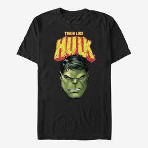 Queens Marvel Avengers - Hulk Face Men's T-Shirt Black