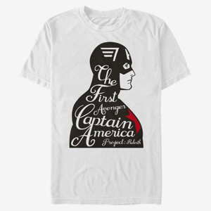 Queens Marvel Avengers Classic - First Avenger Men's T-Shirt White