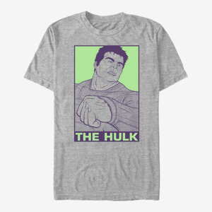 Queens Marvel Avengers: Endgame - Pop Hulk Men's T-Shirt Heather Grey