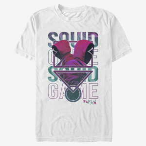 Queens Netflix Squid Game - Symbol With Stacks Men's T-Shirt White