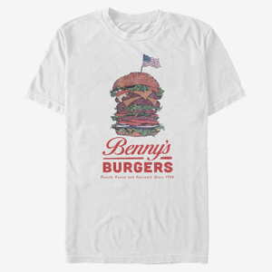 Queens Netflix Stranger Things - Good Ol' Benny's Men's T-Shirt White