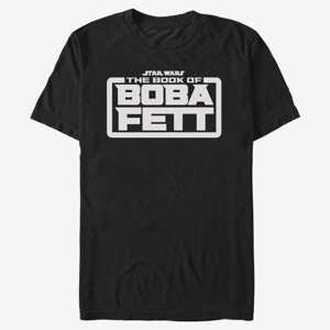 Queens Star Wars Book of Boba Fett - Basic Logo Men's T-Shirt Black