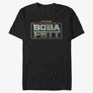 Queens Star Wars: Book of Boba Fett - Boba Fett Main Logo Men's T-Shirt Black
