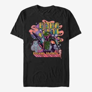 Queens Star Wars: Classic - Psychedelic Boba Men's T-Shirt Black