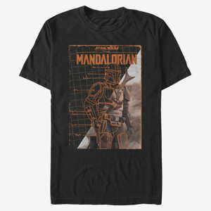 Queens Star Wars: Mandalorian - Gallery Poster Men's T-Shirt Black