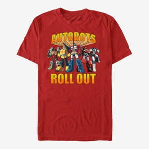 Queens Hasbro Transformers - Autobots Rollout Men's T-Shirt Red