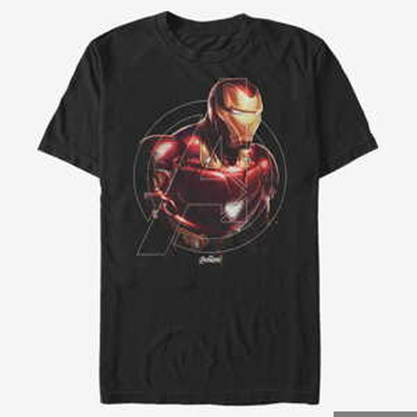 Queens Marvel - Iron Hero Men's T-Shirt Black