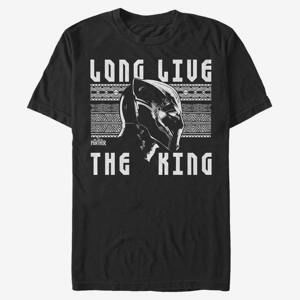 Queens Marvel Black Panther - Urban Panther Lives Men's T-Shirt Black