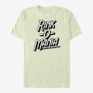 Queens Netflix Stranger Things - Rink Logo Men's T-Shirt Natural