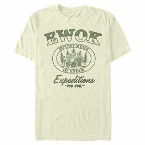 Queens Star Wars - EWOK EXPEDITIONS Men's T-Shirt Natural