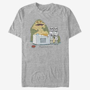 Queens Star Wars: Classic - Bring Me The Hot Sauce Men's T-Shirt Heather Grey