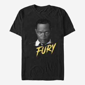 Queens Captain Marvel: Movie - Grey Fury Men's T-Shirt Black