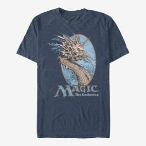 Queens Hasbro Magic: The Gathering - Mirage Men's T-Shirt Vintage Heather Navy