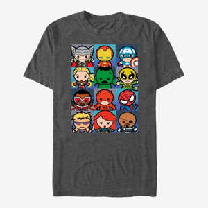 Queens Marvel Avengers Classic - Kawaii Boxes Men's T-Shirt Dark Heather Grey