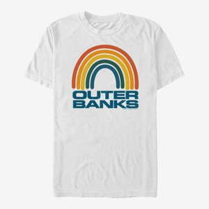 Queens Netflix Outer Banks - OBX Rainbow Men's T-Shirt White