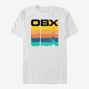 Queens Netflix Outer Banks - OBX Rainbow Stack Men's T-Shirt White