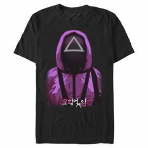 Queens Netflix Squid Game - Triangle Guy Men's T-Shirt Black