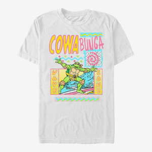 Queens Paramount Nickelodeon - Ninja Retro Surf Men's T-Shirt White