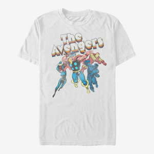 Queens Marvel Avengers Classic - AVENGERS Men's T-Shirt White