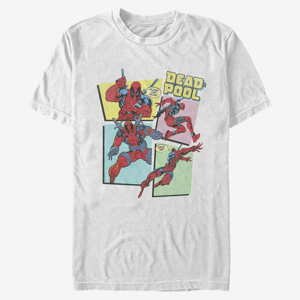 Queens Marvel Deadpool - DP 90's GROUP PANELS Men's T-Shirt White