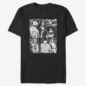 Queens Netflix Stranger Things - Strange Stares Men's T-Shirt Black