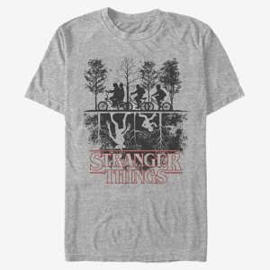 Queens Netflix Stranger Things - Upside down Men's T-Shirt Heather Grey