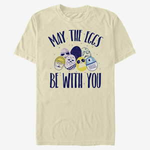 Queens Star Wars: Classic - EGGS Be With You Men's T-Shirt Natural