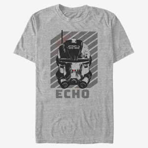 Queens Star Wars: The Bad Batch - Echo Men's T-Shirt Heather Grey