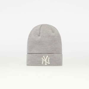 Kulich New Era New York Yankees Metallic Logo Womens Cuff Beanie Hat Grey