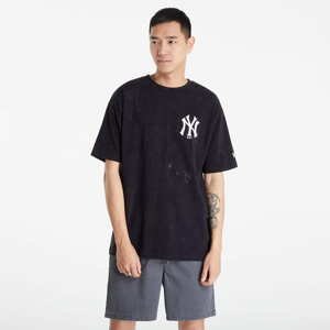 Tričko s krátkým rukávem New Era New York Yankees Washed Team Logo T-Shirt Navy
