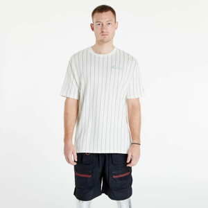 Tričko s krátkým rukávem New Era Oversized Pinstripe Tee Off White