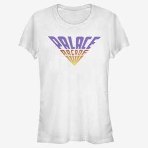 Queens Netflix Stranger Things - Palace Arcade Women's T-Shirt White