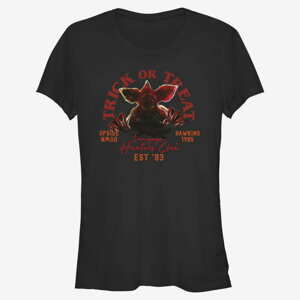 Queens Netflix Stranger Things - Trick Or Treat Hunters Women's T-Shirt Black