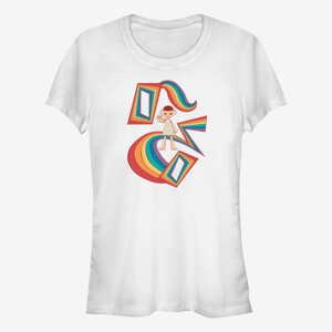 Queens Netflix Stranger Things - 11 Rainbow Women's T-Shirt White