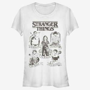 Queens Netflix Stranger Things - DnD Classes Women's T-Shirt White