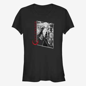 Queens Netflix Castlevania - Alucard Box Up Women's T-Shirt Black