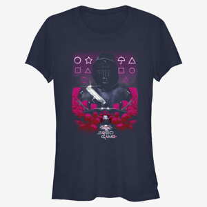 Queens Netflix Squid Game - Faceless Fiends Women's T-Shirt Navy Blue