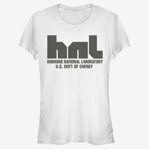 Queens Netflix Stranger Things - Hawkins National Laboratory Women's T-Shirt White
