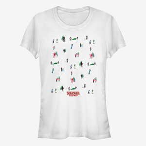 Queens Netflix Stranger Things - Stranger Things Tree Sweater Women's T-Shirt White