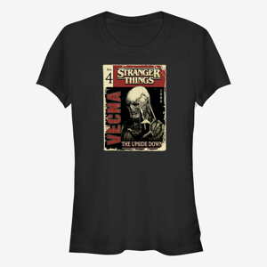 Queens Netflix Stranger Things - VECNA Pulp Comic Women's T-Shirt Black